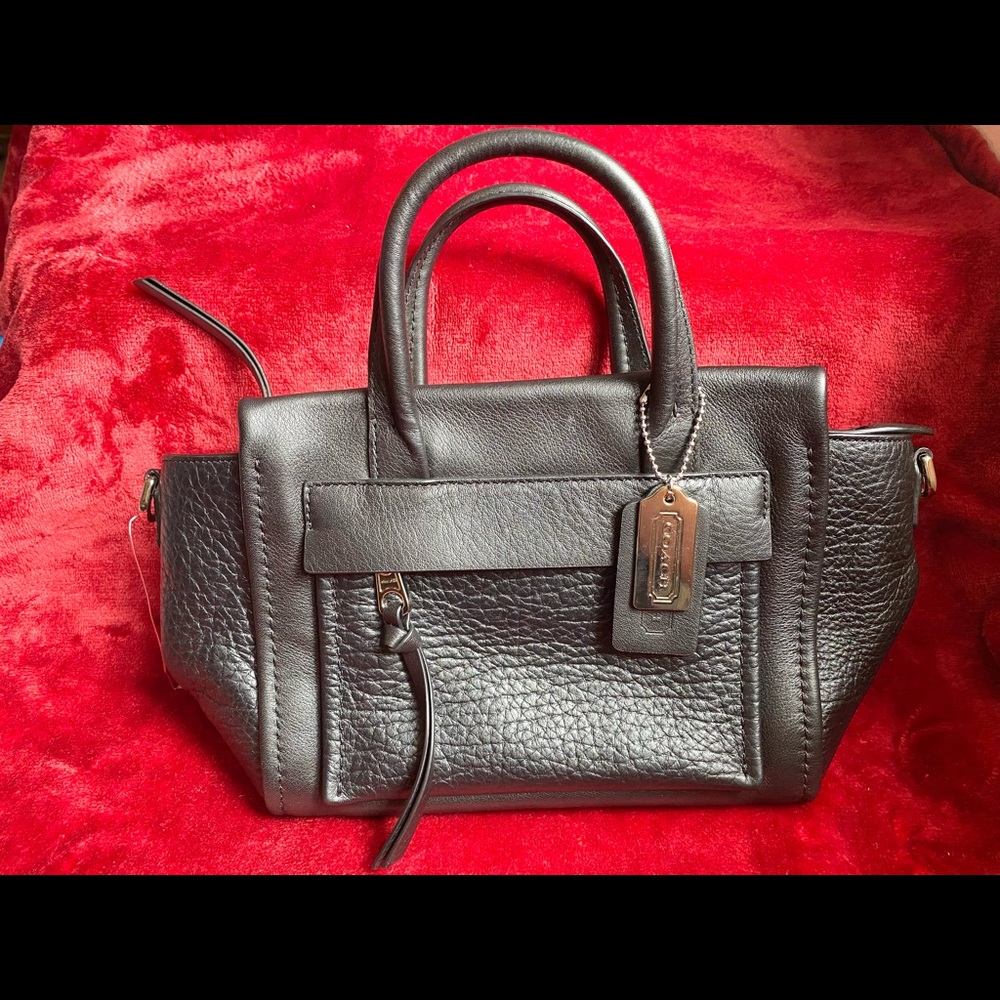 Small Black Leather Michael Kors Purse/ Handbag - Picture 6 of 9